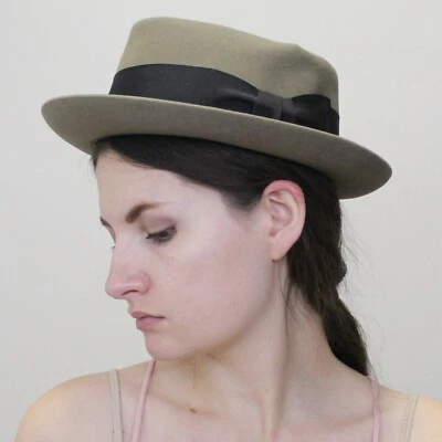 Fedora vintage años 50 de Geo. Sombrero formal I. Eakle Foto 1 de 4