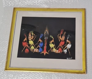 ZEITGENÖSSISCHE KUNST - Gouache aus der Foto- Fotoschule - PIERRE LODS signiert -1959- RAR - Bild 1 von 14