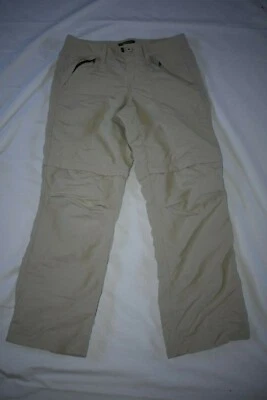 Eddie Bauer Mujer Nylon Cremallera Utilidad Pantalones/Shorts Caqui Talla 6 Foto 1 de 4