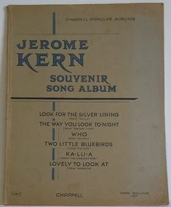 vintage sheet music Jerome Kern Souvenir Song Album Chappell book - Picture 1 of 5