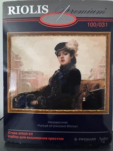 Riolis 'Portrait of Unknown Woman' Cross Stitch Kit - Picture 1 of 1