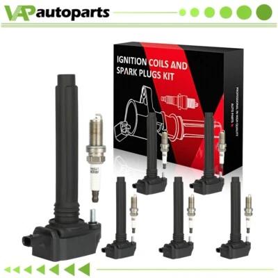 6 para Jeep Wrangler JK 2018-2018 3,6 L V6 bobina de encendido y bujía UF648 Foto 1 de 4