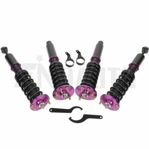 Purple Coilovers Struts For Honda Accord 2003-2007 Shock Absorber Adj Height - Picture 1 of 8