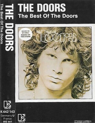 The Doors The Best Of The Doors CASSETTE ALBUM ROCK Blues Rock, Psychedelic Rock - Image 1 of 4