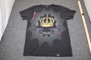 Sean John T Shirt Unisex Size 3XL Graphic MCMLXIX Crown Short Sleeve Black - Picture 1 of 15