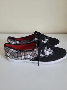 Keds size 8US 5.5UK Tartan plaid shoes sneakers - Picture 1 of 5