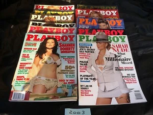 Playboy Magazine 2003 Issues. Pick the Month You Want. Hefner's Adult Nude Sex. - Imagen 1 de 1