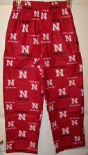 Nebraska Huskers Red Pajama PJ Lounge Sleep Pants Boys Size 5 / 6 NWT
