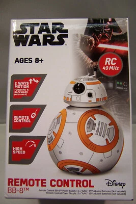 STAR WARS BB-8 HIGH SPEED REMOTE CONTROL ACTION FIGURE NEW 2 CHANNEL 27MHZ 2023 - Image 1 of 4