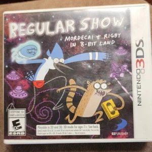 Regelmäßige Show: Mordecai & Rigby in 8-Bit Land (Nintendo 3DS, 2013) komplett CIB - Bild 1 von 3