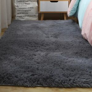  Soft Mat Thick Carpet Living Room Plush Bed Room Fluffy Floor Home Decor Rug