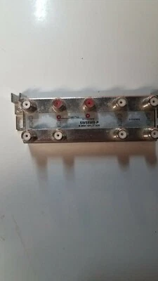8-Way Coax Coaxial Cable Splitter Signal Split TV Antenna Satellite pre owned  - Image 1 of 4