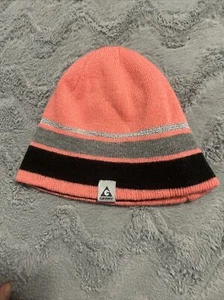 Gerry Winter Stocking Cap Reversible Pink Black Women’s Beanie Hat - Picture 1 of 3