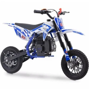 MotoTec 52cc 2 Stroke Villain Kids Gas Dirt Bike - Blue, Green or Red - Picture 1 of 10