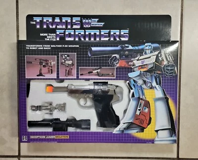 TRANSFORMERS G1 MEGATRON US SELLER MISB VERY RARE! DECEPTICON TOY ROBOT - Image 1 of 3