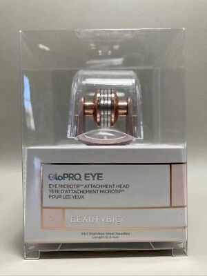 BEAUTYBIO GLOPRO EYE MICROTIP ATTACHMENT  ROSE GOLD NEW/BOXED - Image 1 of 4