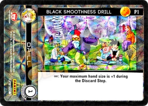 Dragon Ball Z TCG Panini Vengeance P1 Black Smoothness Drill Foil Promo - Picture 1 of 2