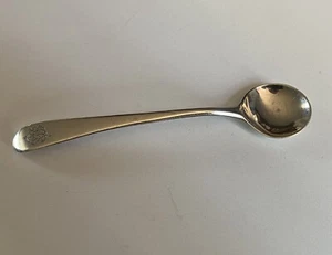Cuillère à Saleron ancienne Anglaise 18 eme - argent massif - Imagen 1 de 3