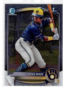 Jesus Made Milwaukee Brewers 2025 Bowman 1st Bowman Cromo ***** - Imagen 1 de 2
