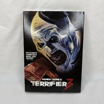 Damien Leone’s Terrifier 3 DVD 2024 Horror Slipcover - Image 1 of 4