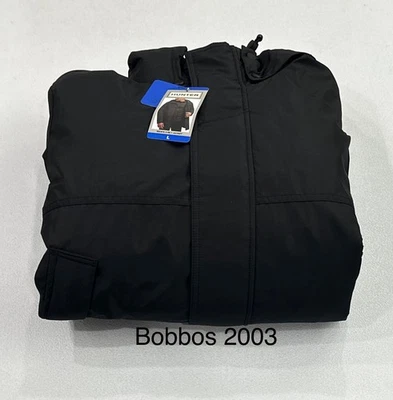 Chaqueta Hunter Para Hombre 3 en 1 Bolsillos Desmontable Capucha Soporte Cuello, Negra, L Foto 1 de 4