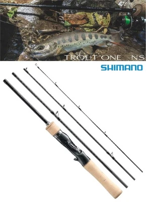 SALE Shimano Native Trout Bait Casting Rod 2024 TROUT ONE NS B47UL-4 Japan Fedex - Imagem 1 de 4
