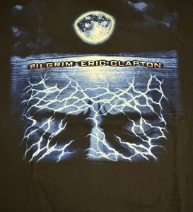 Original Eric Clapton 1998 Pilgrim World Tour Unisex Hanes T-Shirt, Size XL ~ VG - Picture 1 of 5
