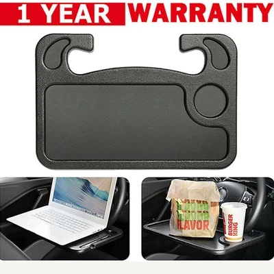 Bandeja Volante Coche Laptop Mesa de Trabajo Soporte Teléfono Escritorio Comida Bebida EE. UU. Foto 1 de 4