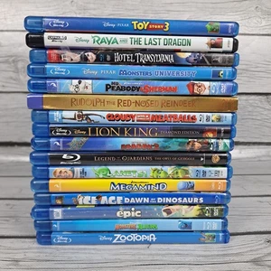 Blu-Ray Lot Bundle Mixed Disney Kids Movies Lot of 16 - Foto 1 di 5
