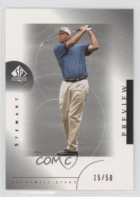 2001 SP Authentic Preview Authentic Stars Red /50 Stewart Cink #33 Rookie RC - Image 1 of 2