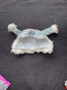 Chaqueta de abrigo Bratz Cloe Winter Wonderland 2003 azul y blanco de repuesto solamente - Imagen 1 de 2