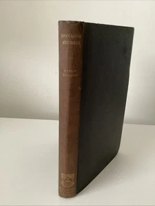 Book - Monastic Studies written by Watkin Williams - Published 1938 - Imagen 1 de 24