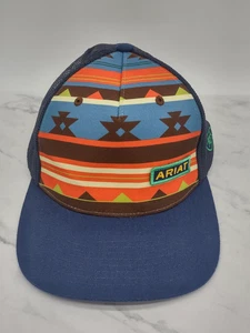ARIAT Multicolor Serape Logo Malla Snapback Camionero Gorra Sombrero Uno Diez - Imagen 1 de 12