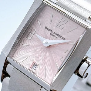Baume & Mercier 65488 Diamant Date Square Watch From Japan - Picture 1 of 10