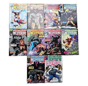 Lot Of 10 MARVEL COMICS PRESENTS #50-59 Comic Books 1990 VF-NM HULK vs WOLVERINE - Picture 1 of 12