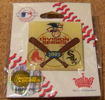 2005 Boston Red Sox v Chicago White Sox Division Series pin ALDS v1 - Image 1 of 4