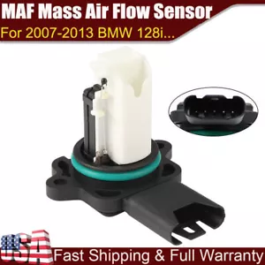 MAF Mass Air Flow Sensor For 2007-2013 BMW 128i 328i 528i X3 X5 Z4 3.0 5WK97508Z - Picture 1 of 10