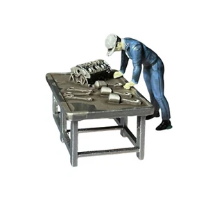 Diorama 1/64 Garage Props Model Car Workshop Tuning Repair Scene Model AccessoMP - Picture 1 of 13
