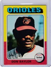 1975 Topps Baseball Card #382 Don Baylor Baltimore Orioles - ExMt-NrMt