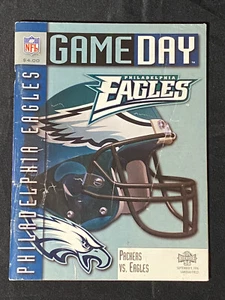 Programa de día de juego Green Bay Packers vs Philadelphia Eagles 9 de septiembre de 1996 - Imagen 1 de 3