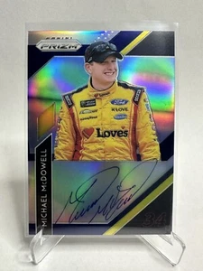 2019 Panini Prizm Racing Michael McDowell On Card Auto #/75 - Picture 1 of 2