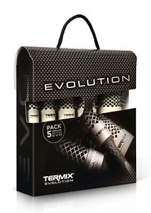 Termix Evolution Standard Soft Professional Salon 5 Hair Brush Set For Fine Hair