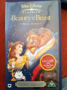Walt Disney Beauty And The Beast, Special Edition- VHS Classic - Mint Condition - Foto 1 di 3