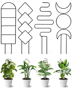 4 Pack Indoor Climbing Plant Trellis, Small Trellis for Potted Plants Outdoor... - Picture 1 of 6