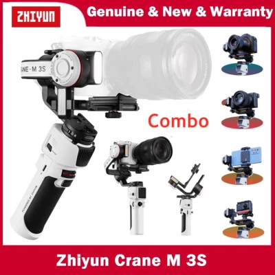 ZHIYUN Crane M3S Combo 3-Axis Gimbal Stabilizer Mirrorless Cameras iPhone Gopro  - Image 1 of 4
