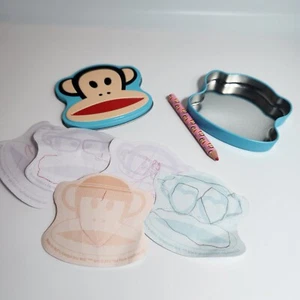 Paul Frank JULIUS Rare & Tin Container with 5 Sheets Note Paper And 1 Pencil - Picture 1 of 5