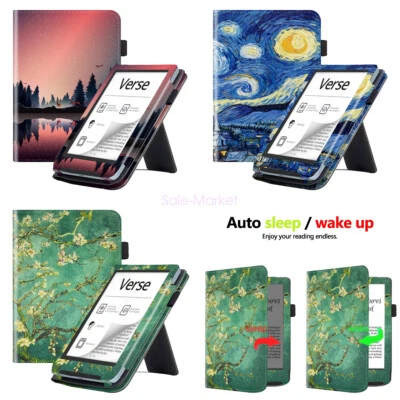 For Pocketbook Verse ‎PB629/Lite PB619/Pro PB634 PU Leather eReader Cover 6 Inch - Image 1 of 4
