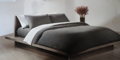 CALVIN KLEIN MODERN BODY CHARCOAL (1) FULL/QUEEN DUVET 88X96 - Image 1 of 4