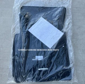 OE 22268069029F87 Mercedes Benz Black S class 14-19 Carpeted Floor Mats Set of 4 - Picture 1 of 4