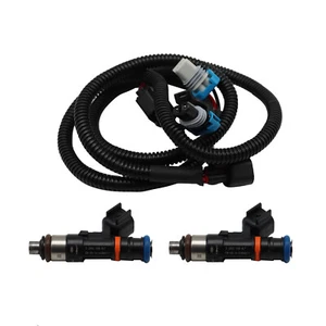 2Pcs Fuel Injector with Pigtail Harness Fit For Polaris RZR 800 2011-2013 - Picture 1 of 11